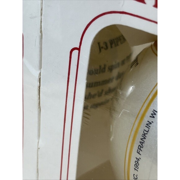 4 Rare VTG 80s 90s New Happy Holidays Aircraft Flight History Bulb Ornaments USA - Picture 13 of 16